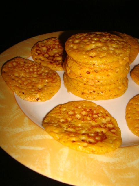 Blinis de carottes au cumin