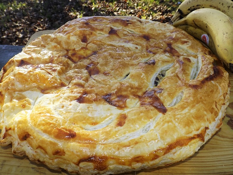 Galette des rois frangipane/banane/chocolat (avec ou sans Thermomix)