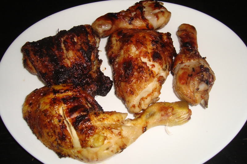 Poulet à la Jamaïcaine au barbecue