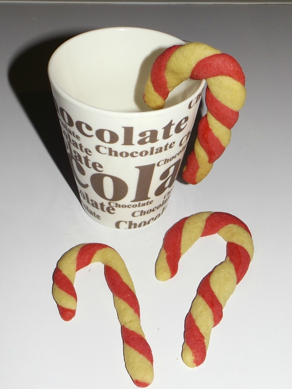 Sablés en forme de sucre d’orge – Recette Biscuit de Noël