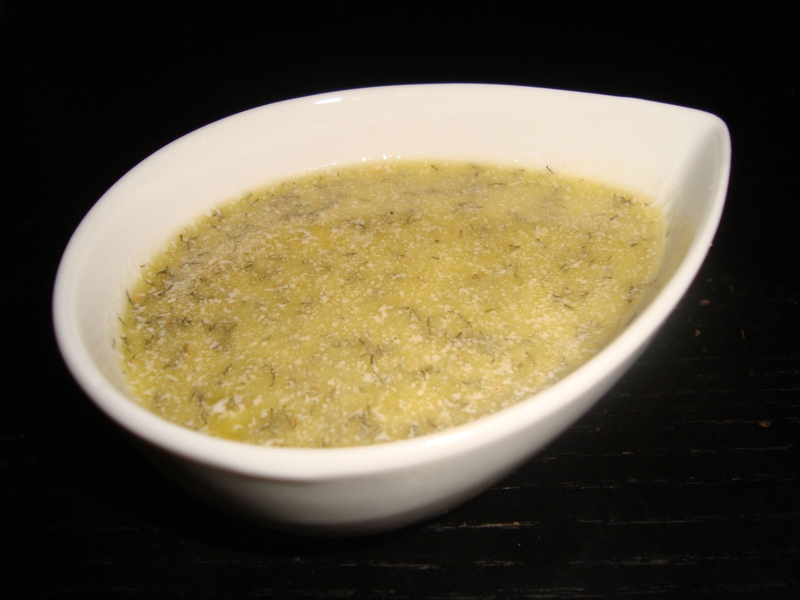 Sauce de salade allégée à l&rsquo;aneth