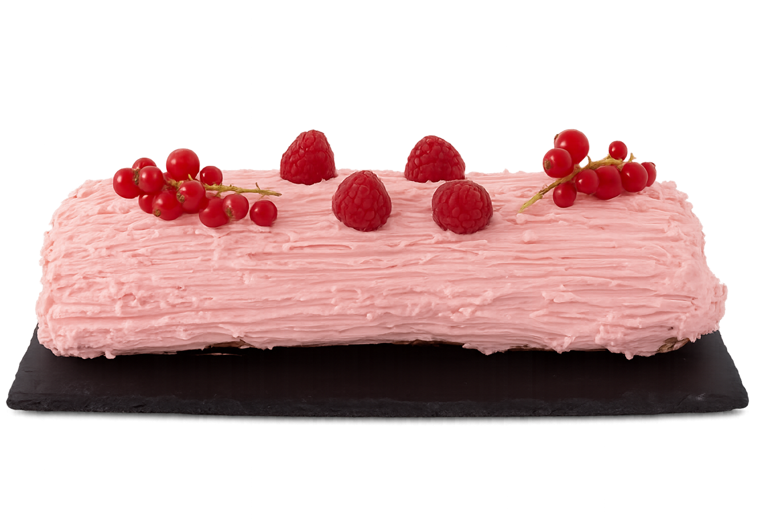 Bûche de Noël roulée aux fruits rouges (Recette facile)