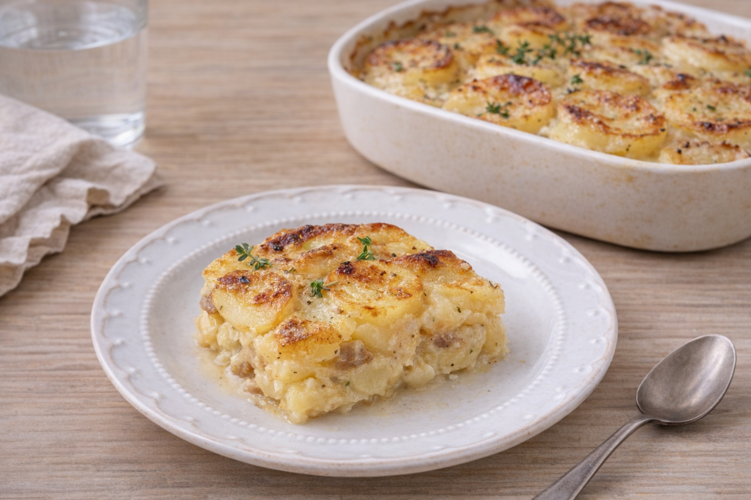 Gratin dauphinois au foie gras : la recette festive et fondante