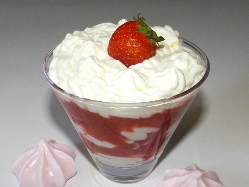 Eton Mess aux fraises (avec ou sans Thermomix)