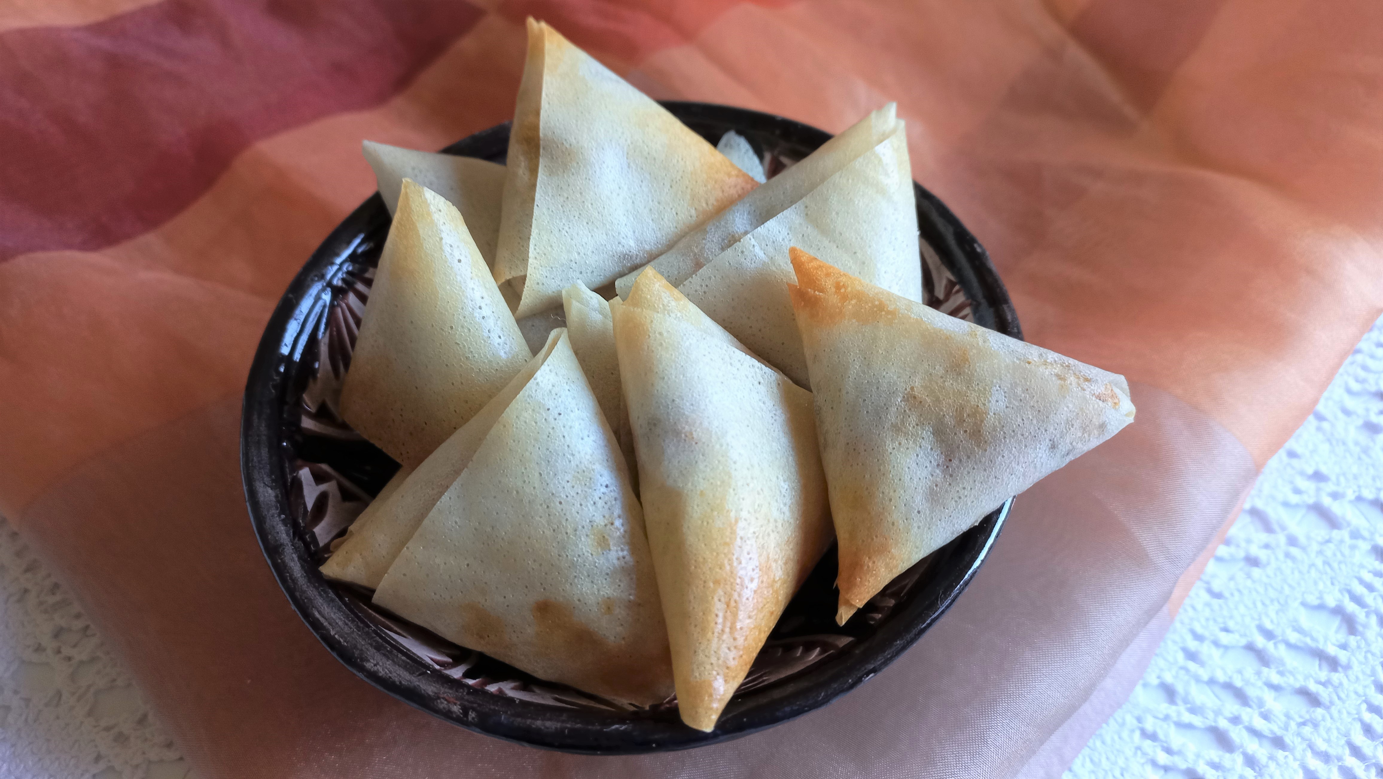 Mini-samoussa bœuf-carottes aux épices