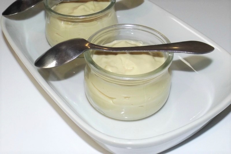 Crème dessert à la vanille (sans œufs)