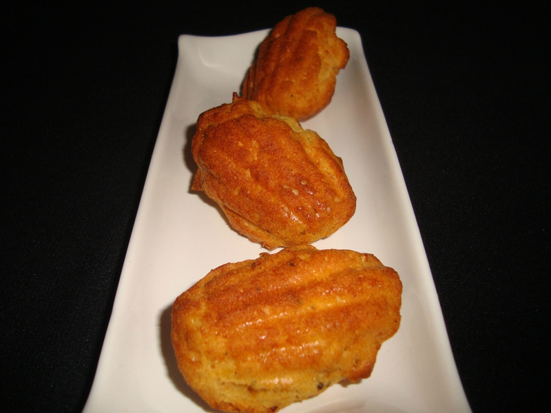 Madeleines apéritives au pesto rosso (avec ou sans Thermomix)