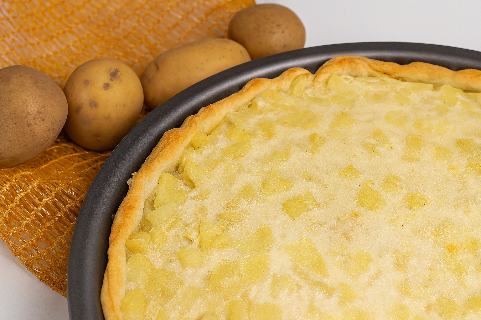 Tarte aux pommes de terre et Rouy
