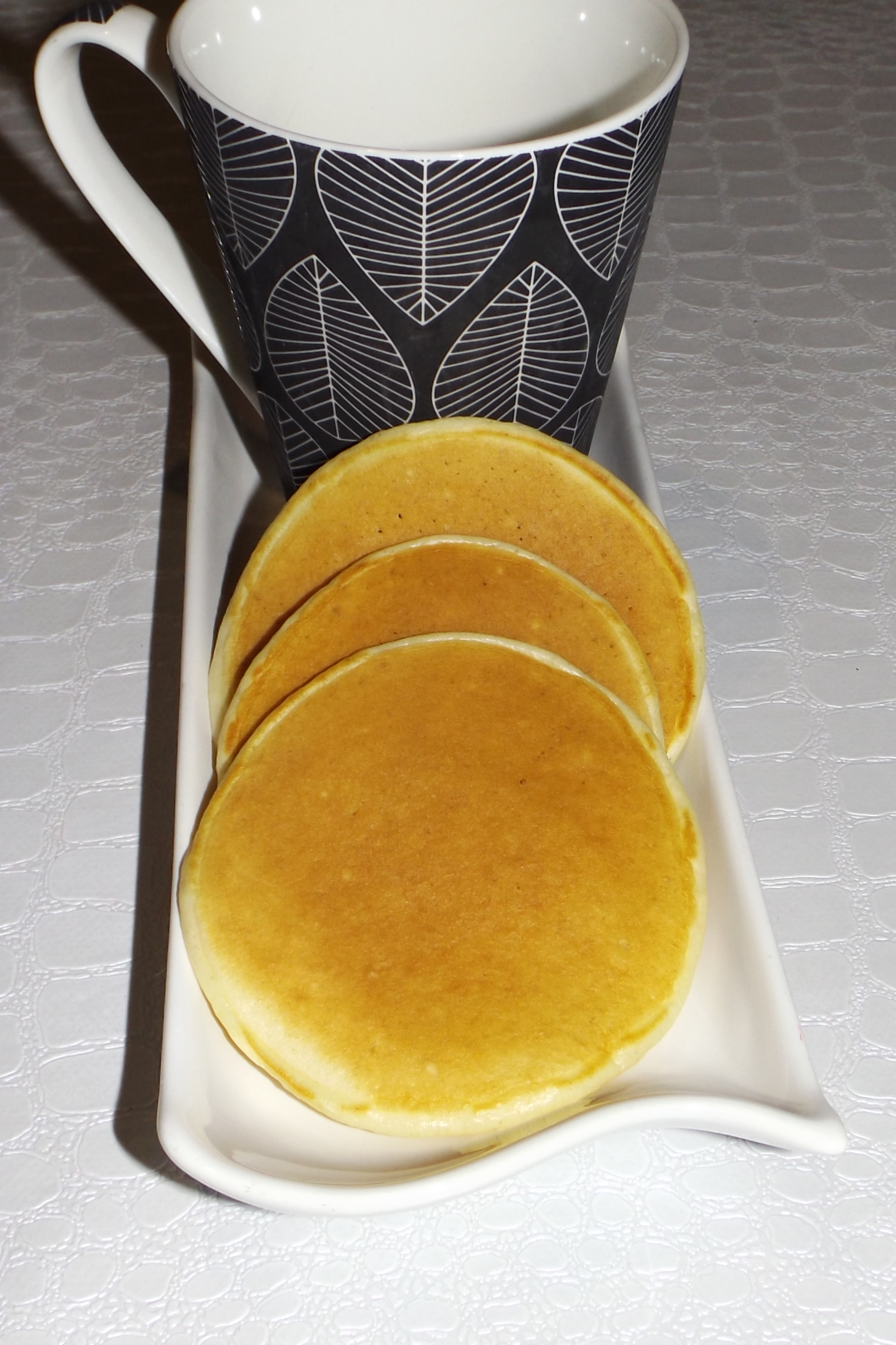 Pancakes au fromage blanc et au miel