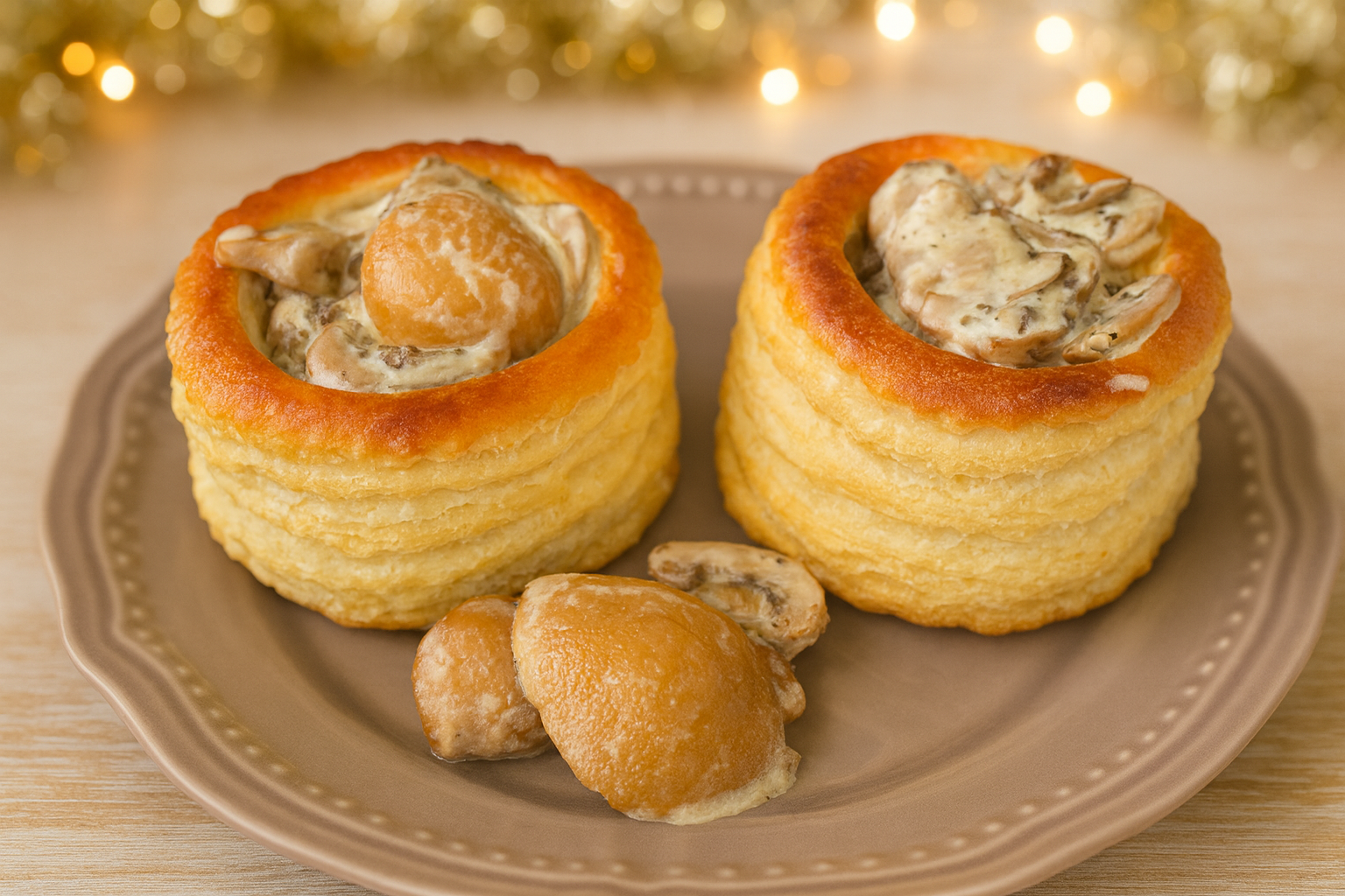 Bouchée à la reine Forestière : Recette Festive