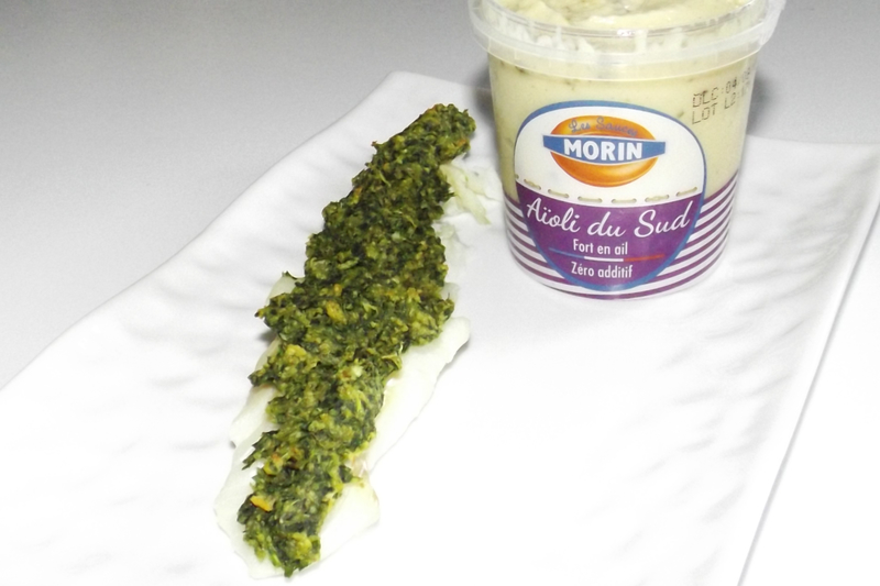 Cabillaud en croûte d&rsquo;ail et de persil