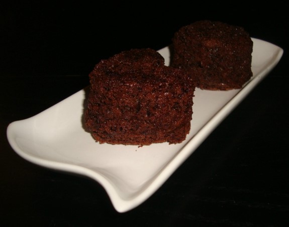 Mini moelleux chocolat/courgette