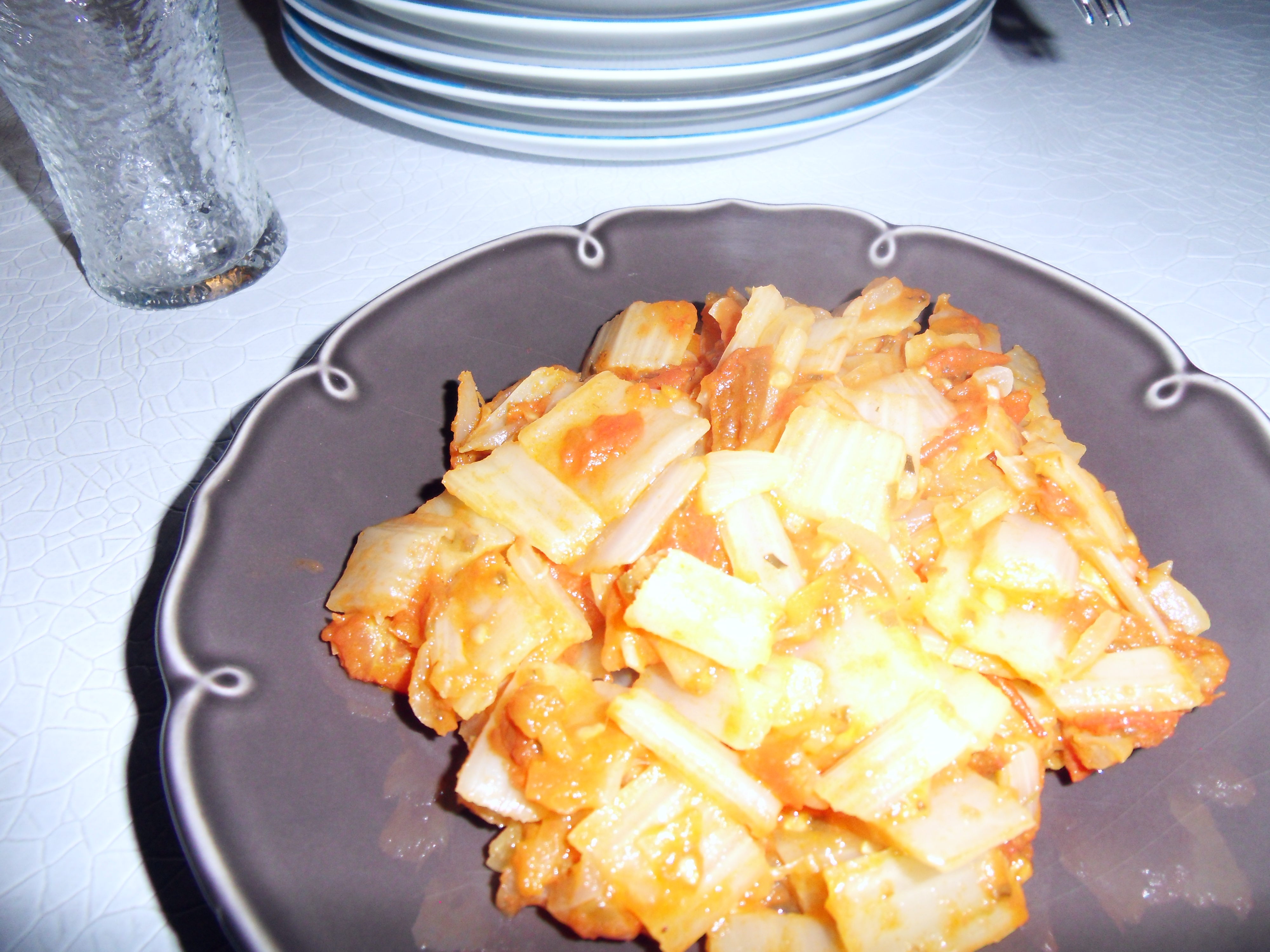 Côtes de blettes à la tomate