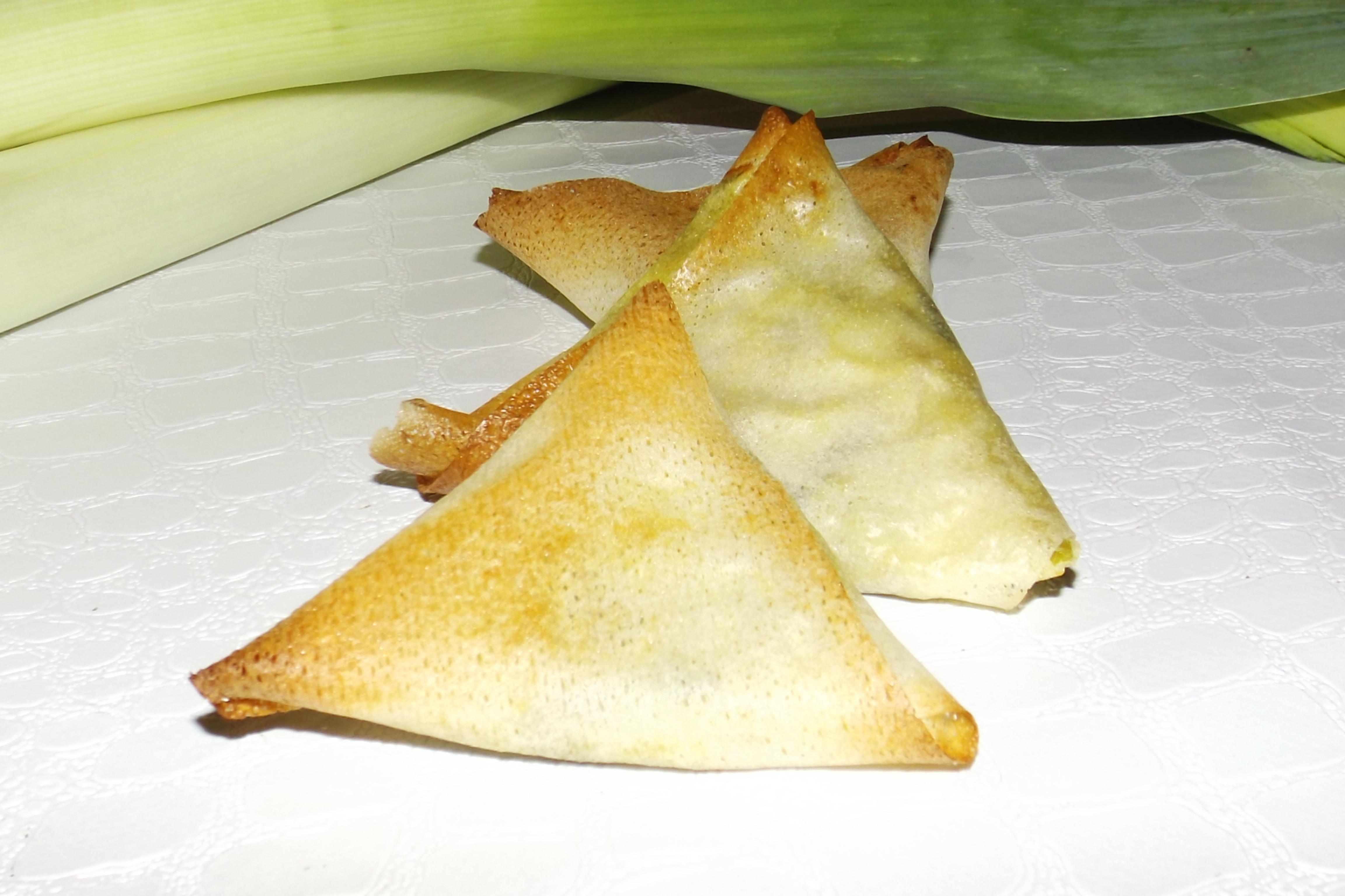 Samoussa poireaux et roquefort (avec ou sans Thermomix)
