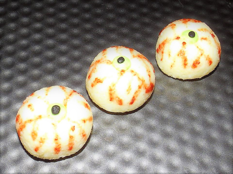 Yeux globuleux coco pour la fête d&rsquo;Halloween