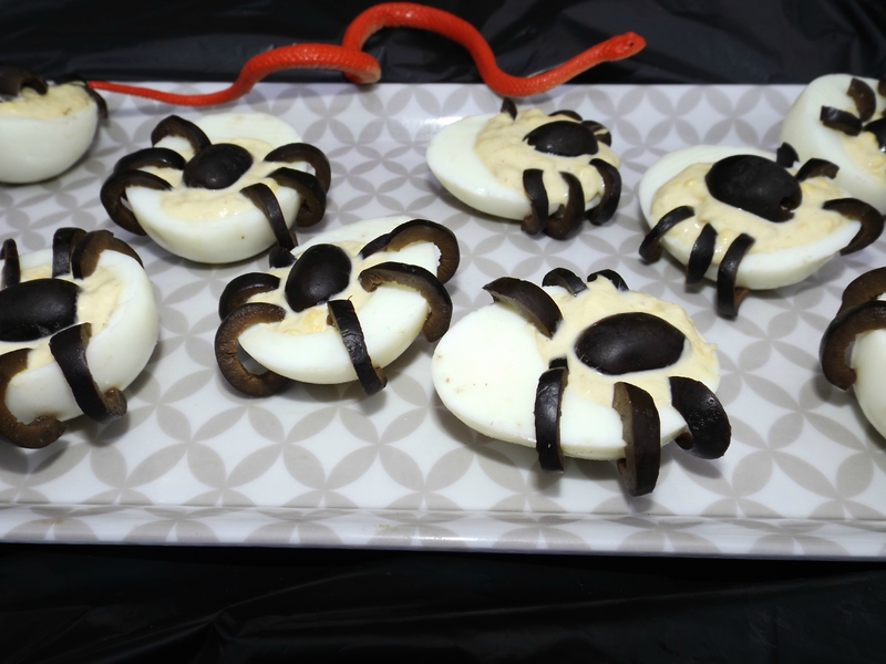 Œufs mimosa araignées d&rsquo;Halloween (facile)