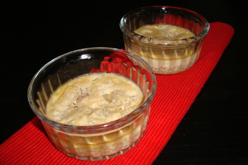 Flan perlé aux poires (recette Weight Watchers)