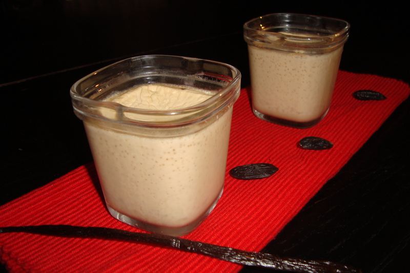 Flan à la vanille et à la fève Tonka (à la Multidélices)