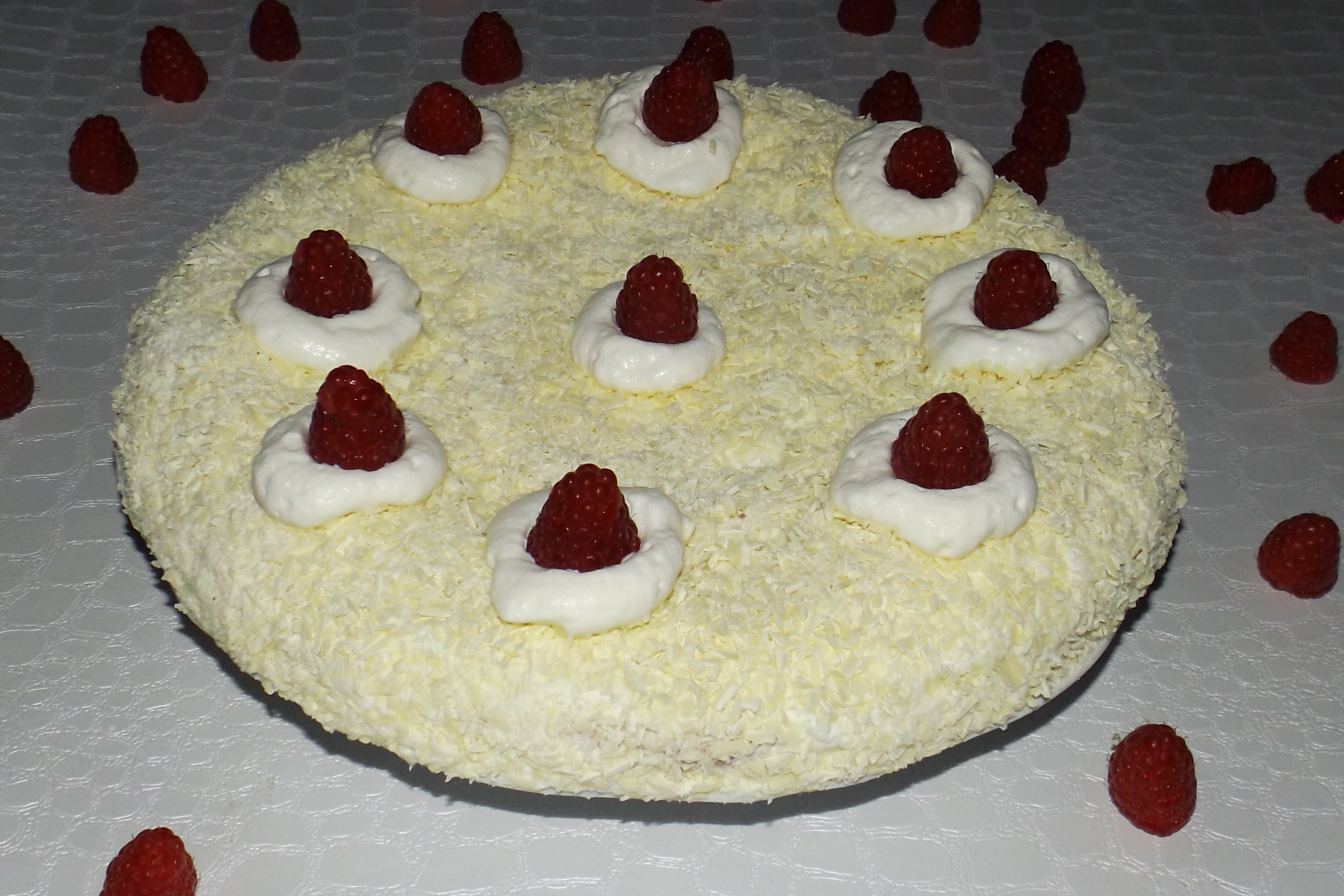 Forêt-blanche aux framboises