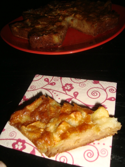 Gâteau aux pommes sans oeufs