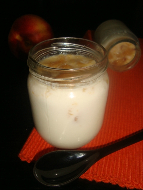 Yaourt aux nectarines