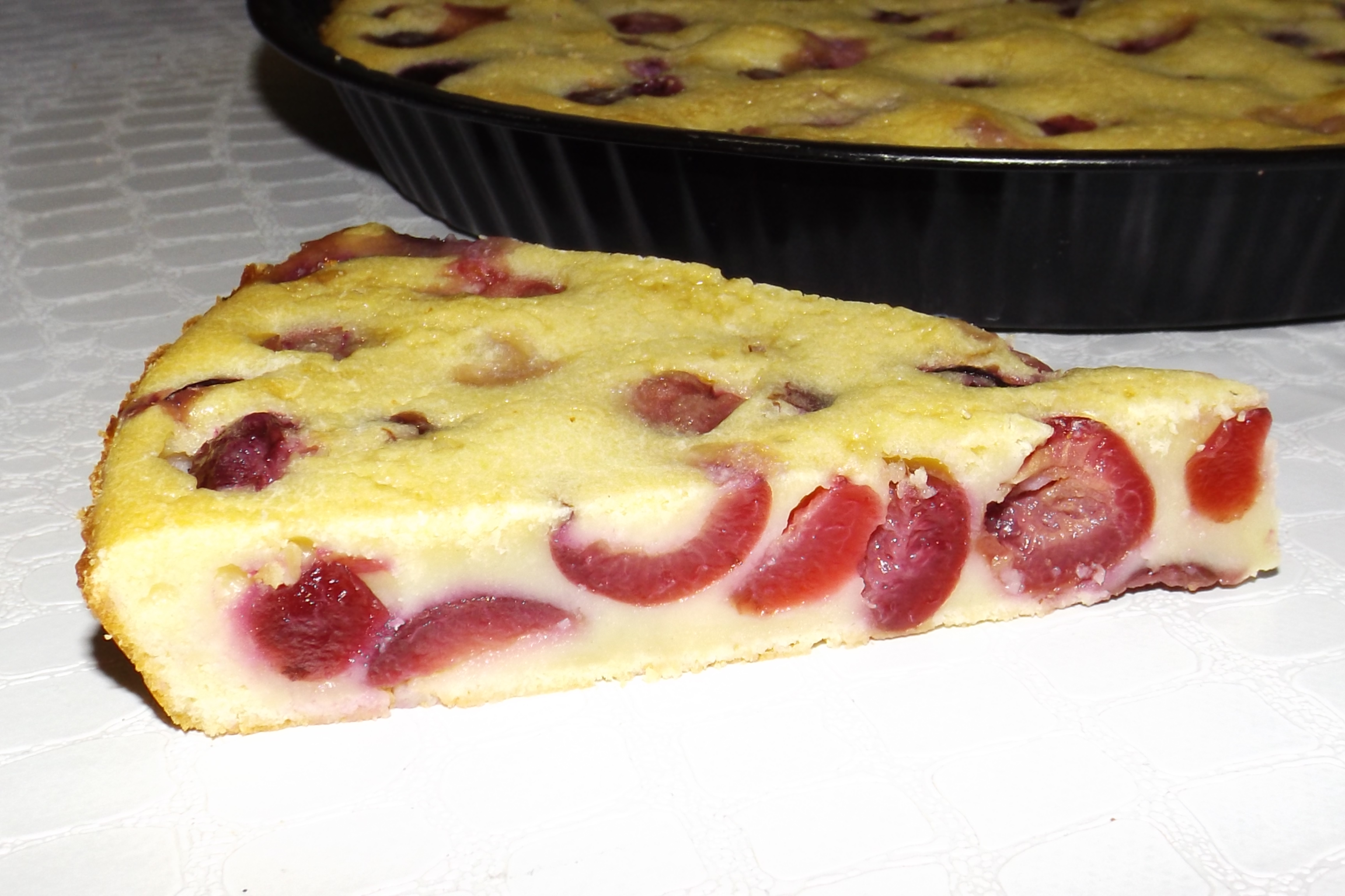 Clafoutis aux cerises avec ou sans Thermomix (d&rsquo;Anne-Sophie Vidal)