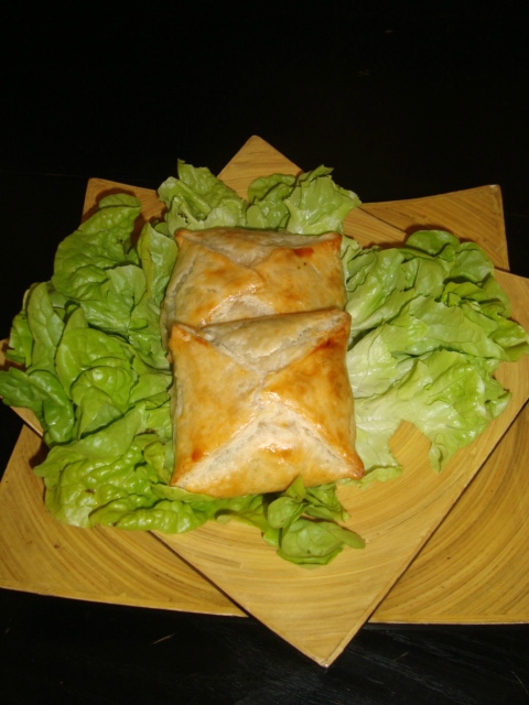 Feuilleté épinard/chèvre