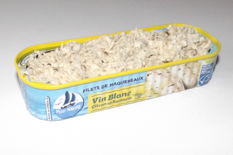 Rillettes de maquereau au Vin Blanc Citron et Romarin