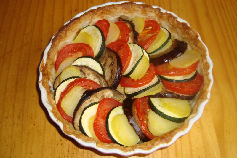 Tarte aux légumes façon tian