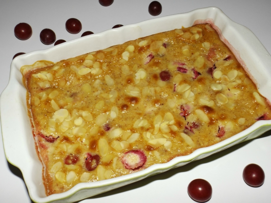 Clafoutis aux prunes et mascarpone