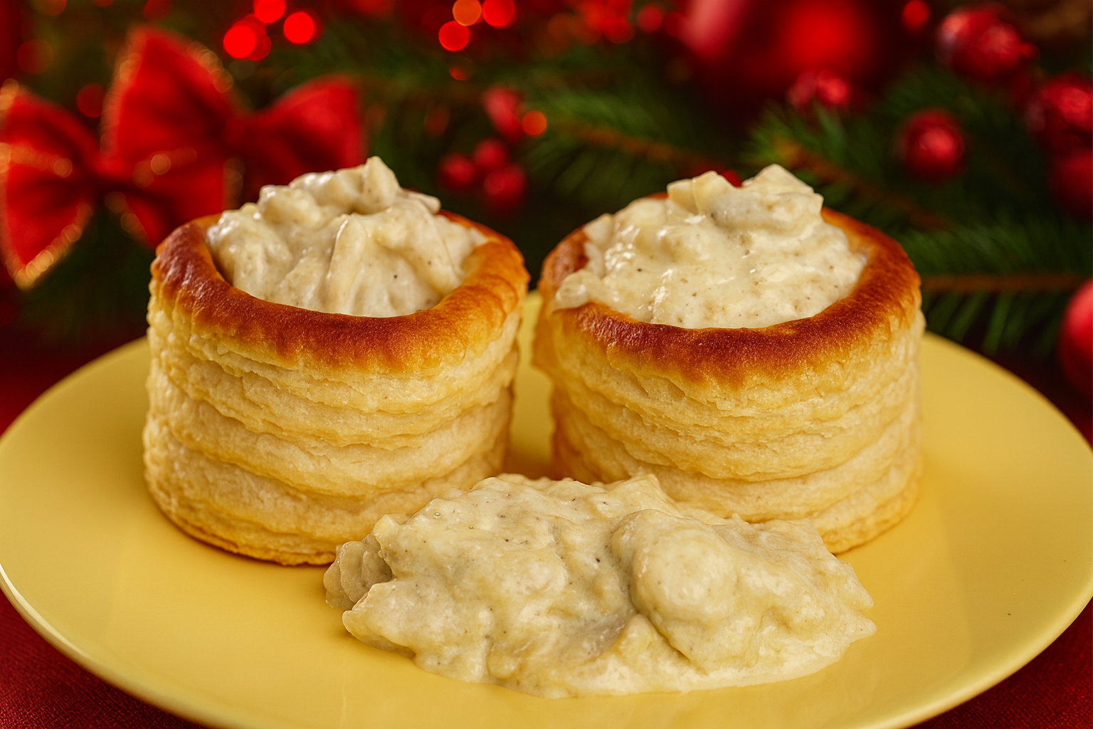 Recette de bouchée à la reine au poulet et au poivre de Sarawak