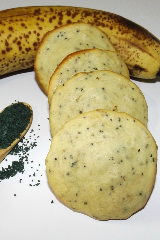 Cookies banane spiruline