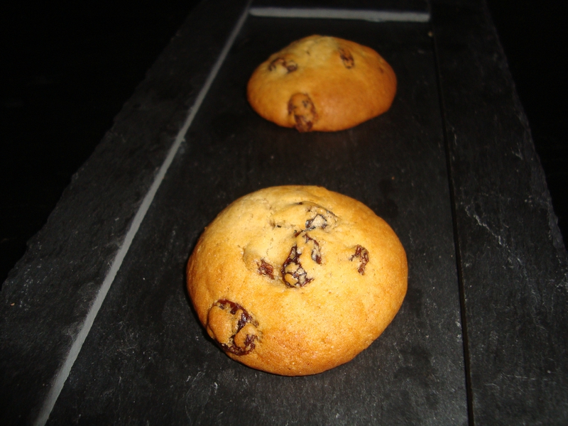 Cookies rhum-raisin