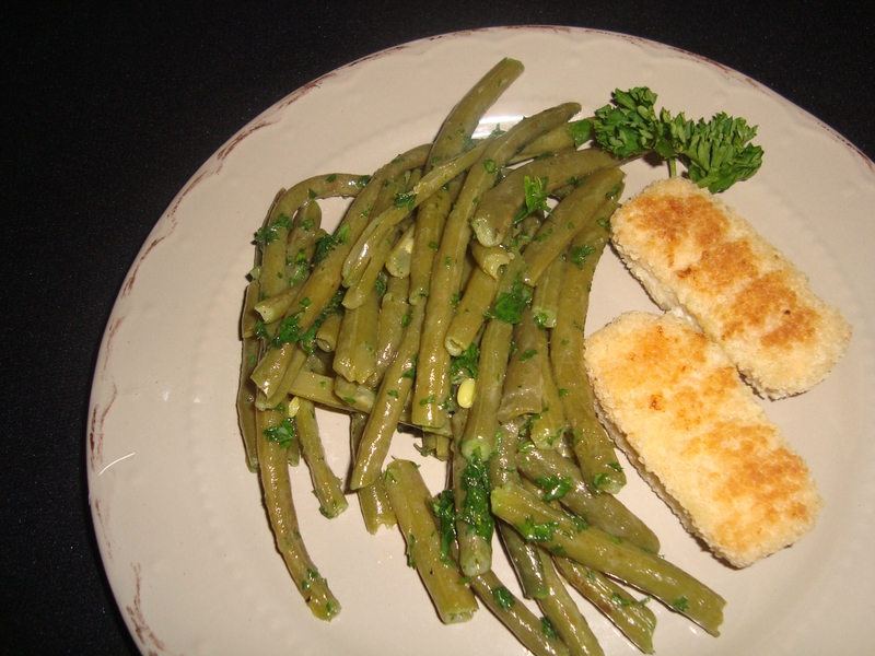 Haricots verts à l&rsquo;ail et au persil