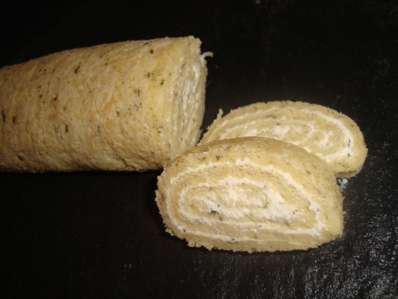 Roulé Salé Pesto St-Morêt et Basilic