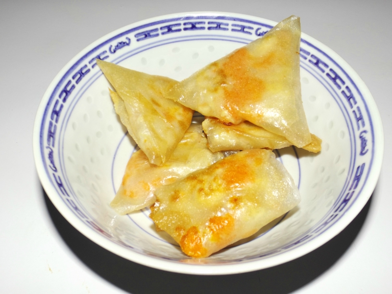 Samoussa de dinde et carotte au fenugrec