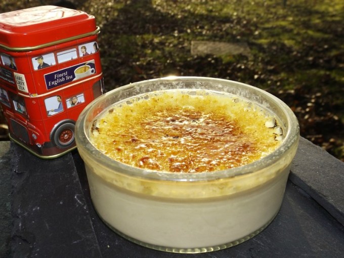 Crème brûlée au thé Earl Grey