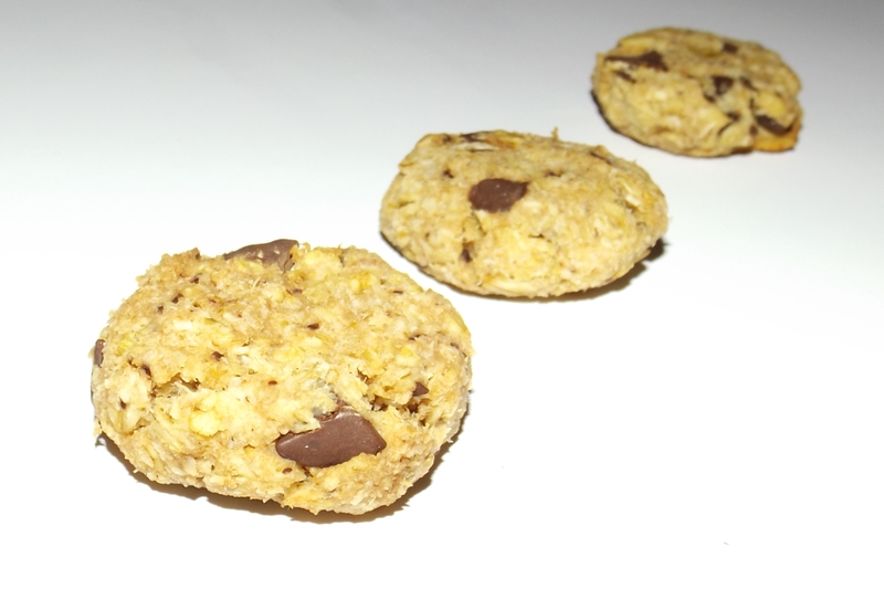 Biscuits à la noix de coco et aux pépites de chocolat