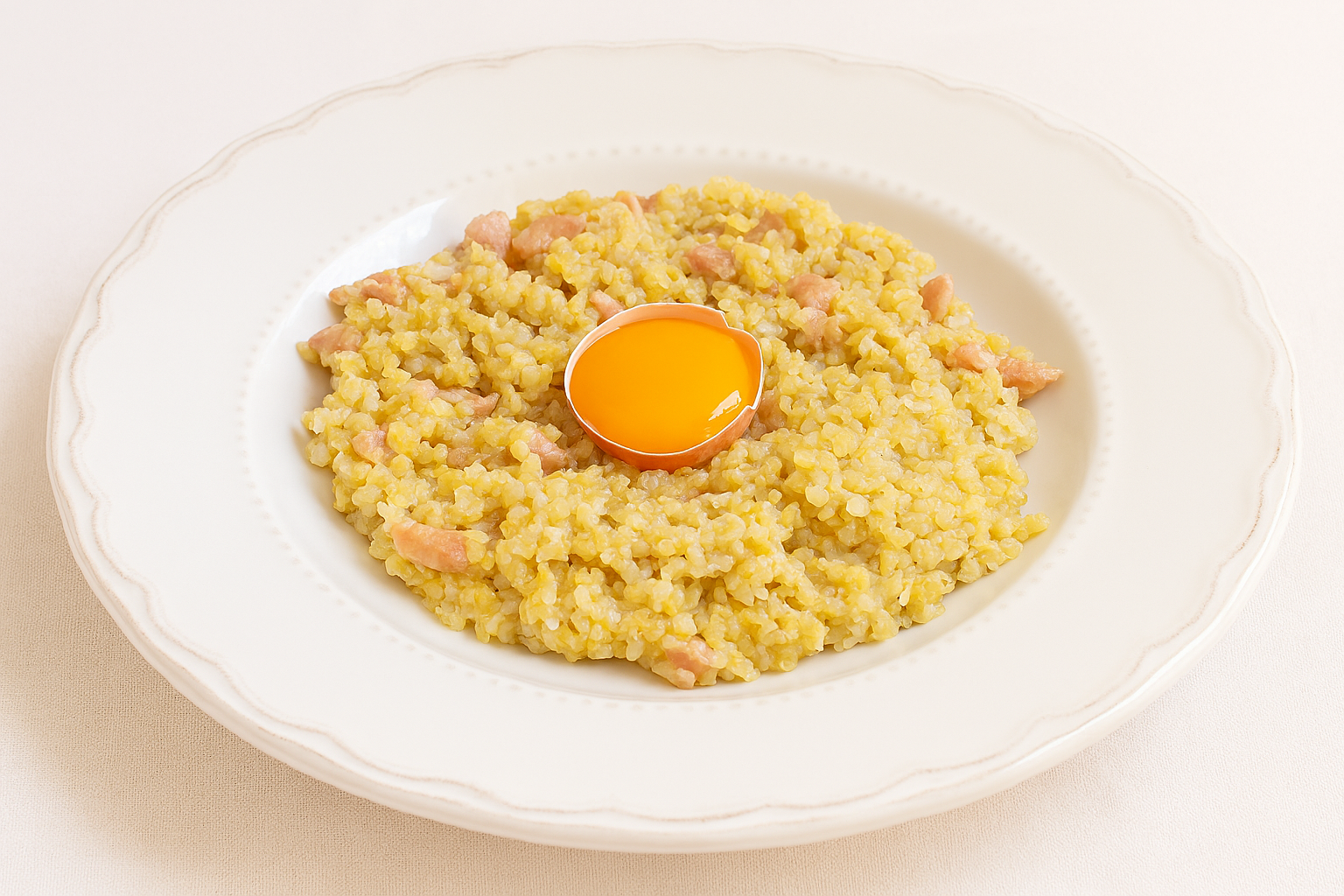 Boulgour façon carbonara : Recette Facile, Rapide et Crémeuse