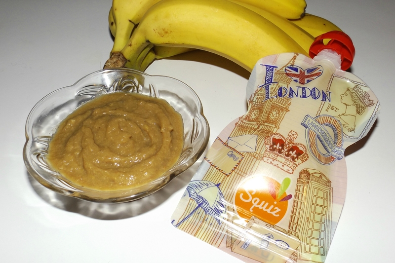 Compote de banane parfumée au thé noir