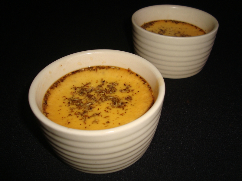 Crème au miel et au romarin