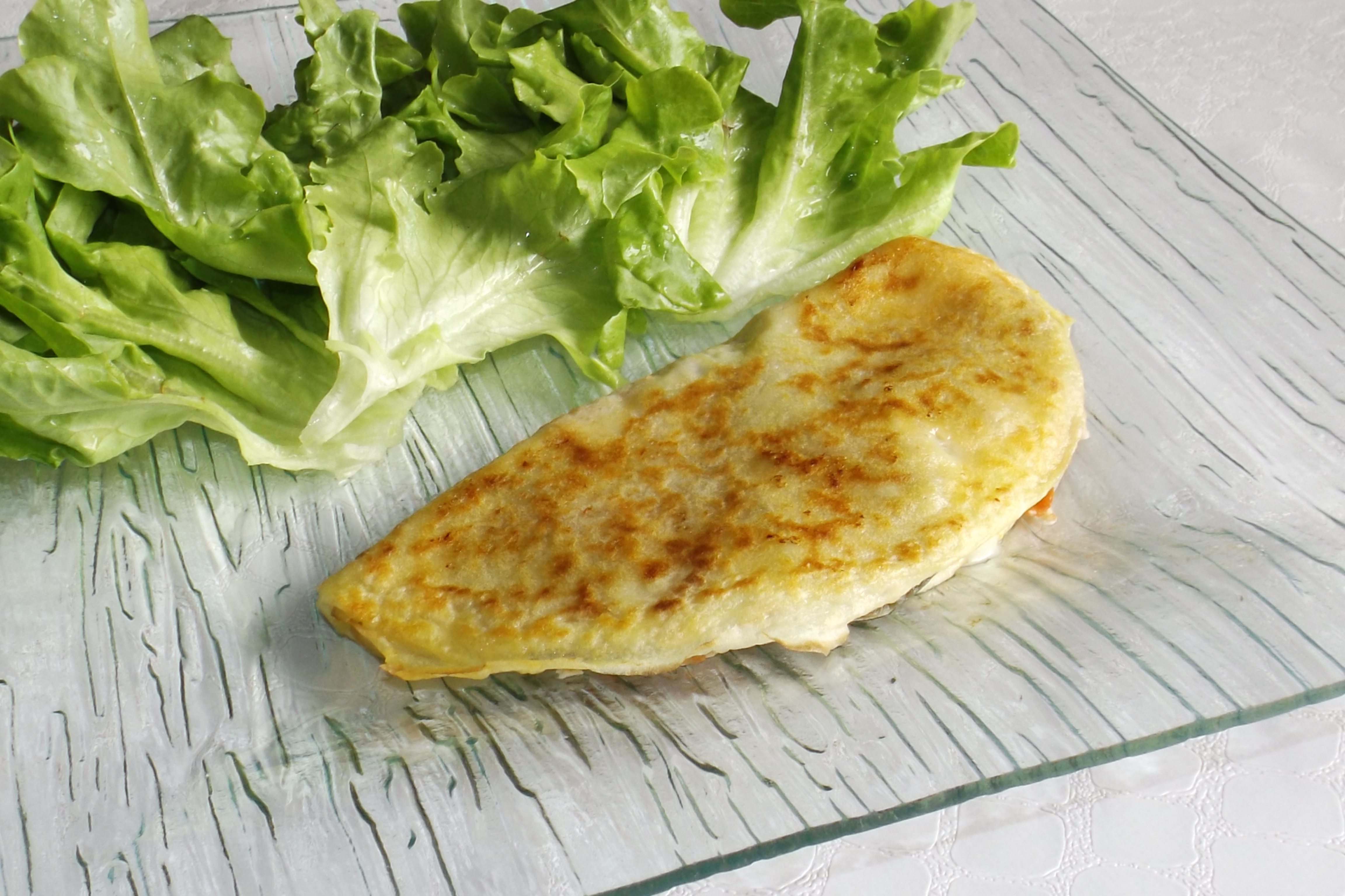 Crêpes salées à la ratatouille et à la bûche de chèvre