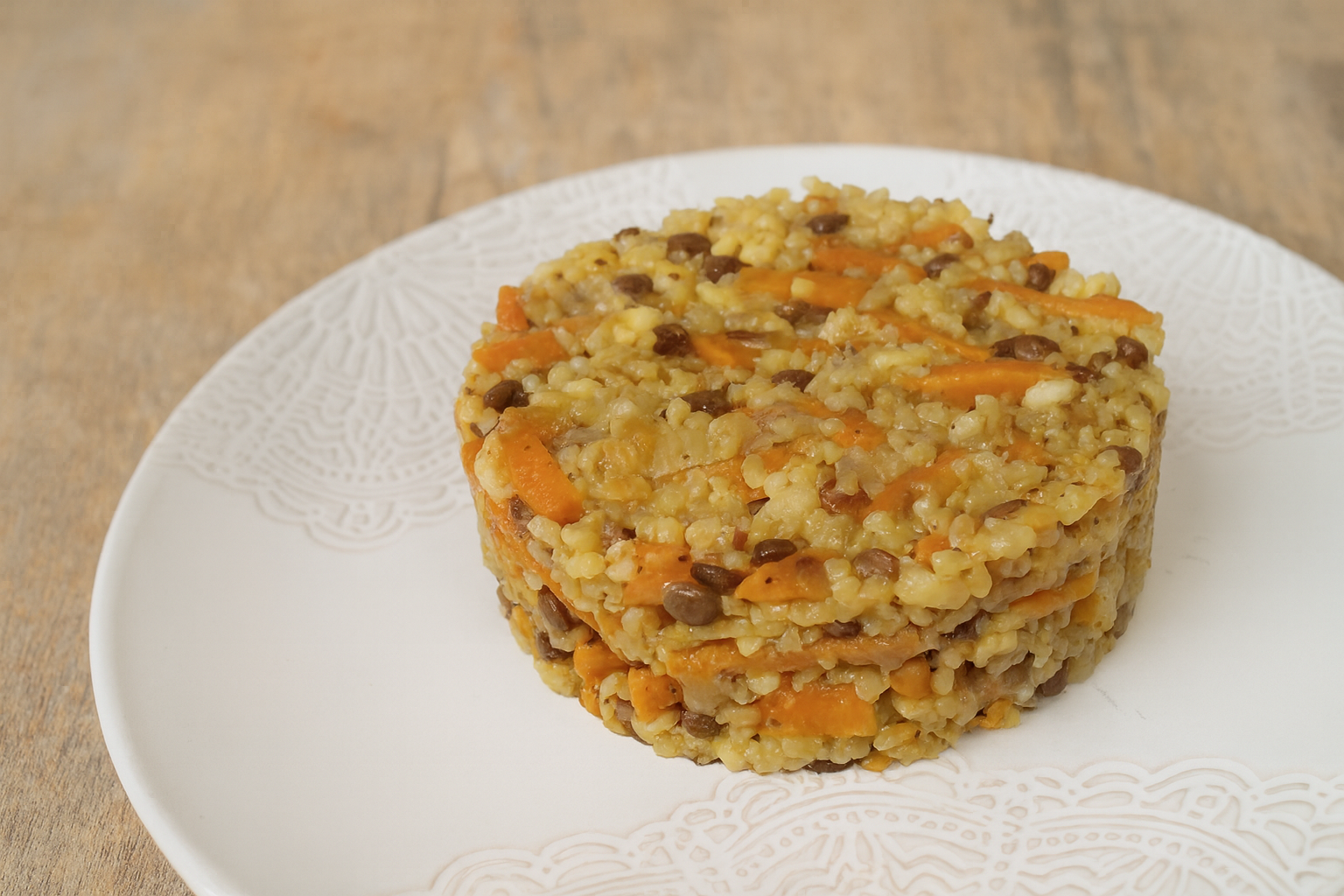 Dahl de céréales et lentilles aux carottes (Recette Veggie)