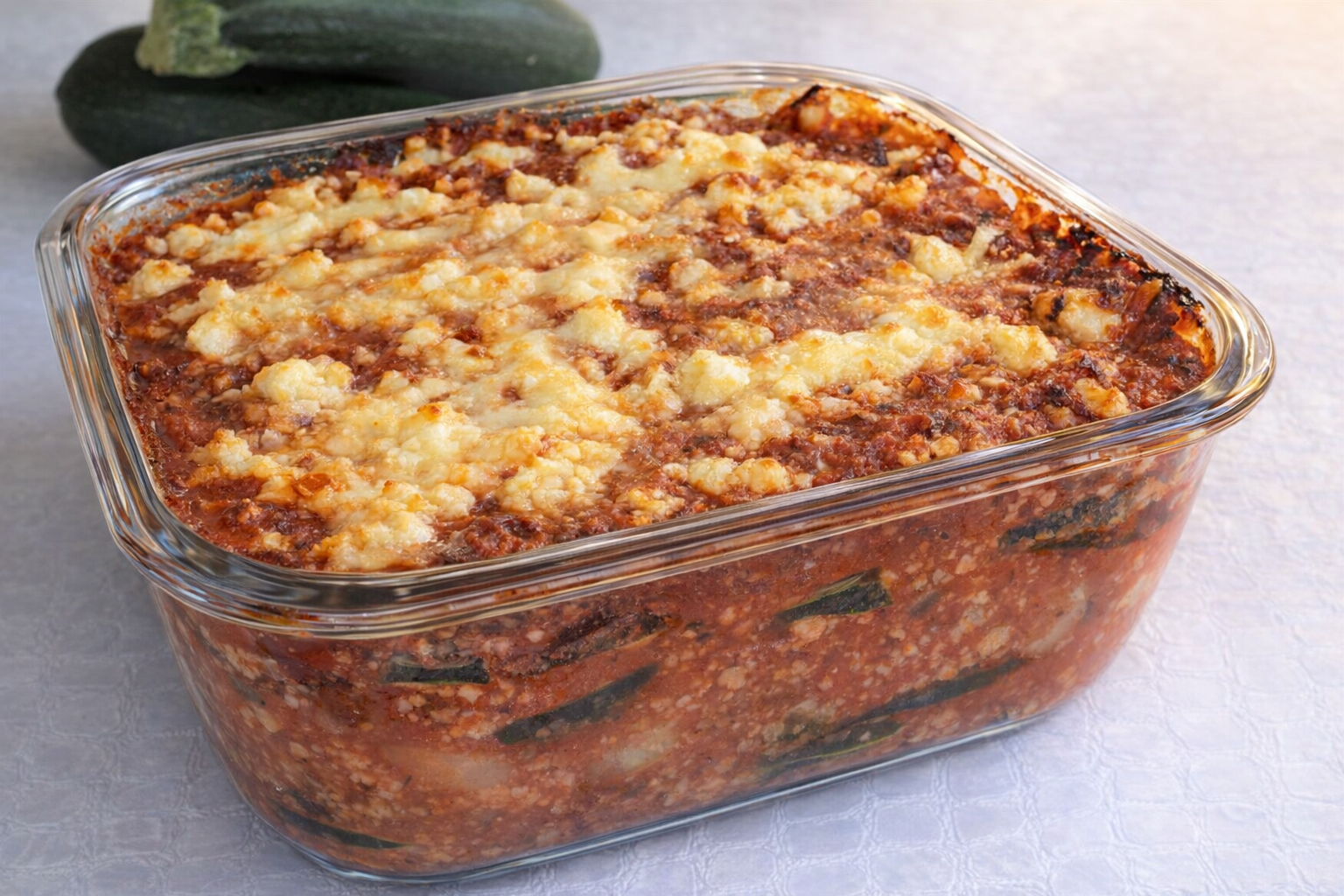 Gratin de courgettes façon moussaka