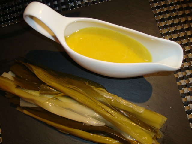 Poireaux vinaigrette à l&rsquo;orange