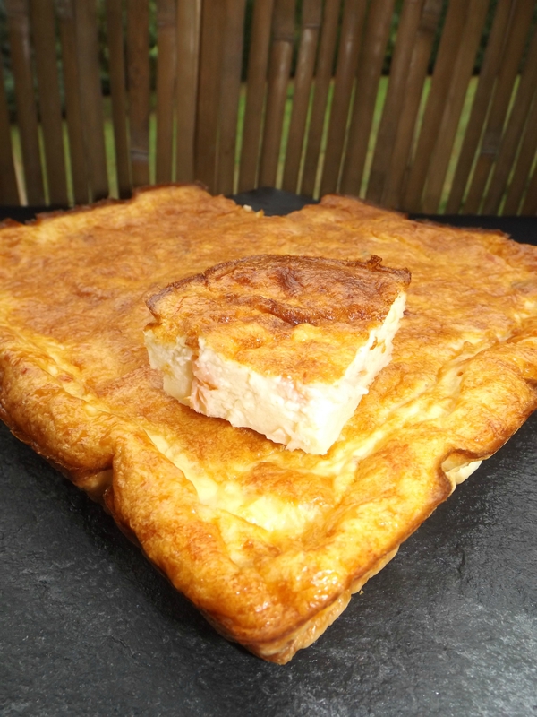 Quiche sans pâte au saumon fumé
