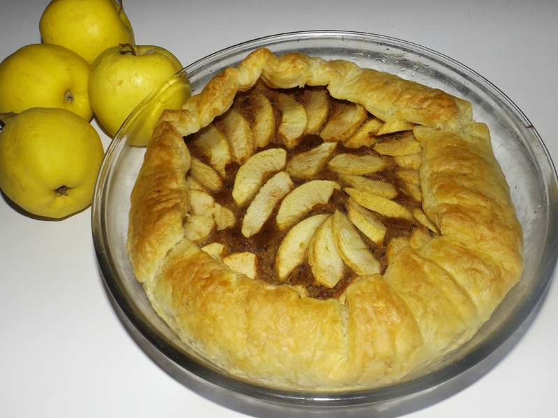 Tarte aux pommes et aux prunilles (ou aux pruneaux)