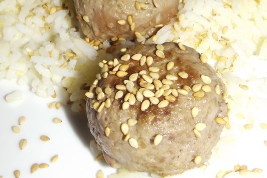 Boulettes de bœuf au sésame