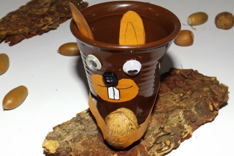 Tasses à café expresso froissé Écureuil