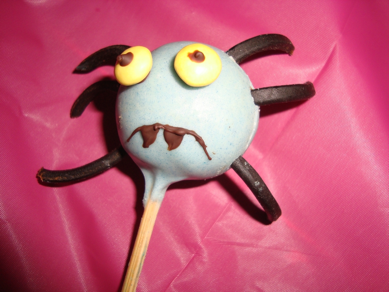 Cake pops Araignée pour la fête d&rsquo;Halloween